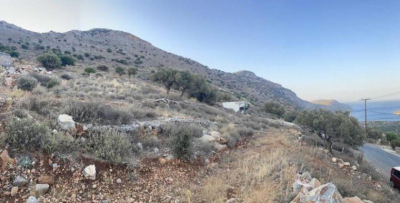 Plaka bei Elounda Großes Baugrundstück mit Meerblick in Chavgas, Elounda Grundstück kaufen